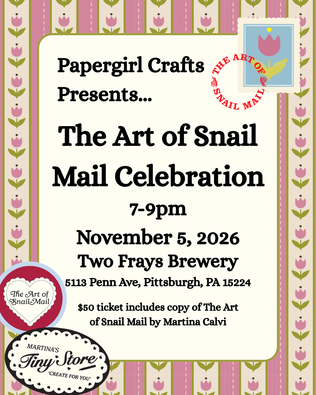 Snail Mail Celebration: Papergirl Crafts x Martina Calvi
