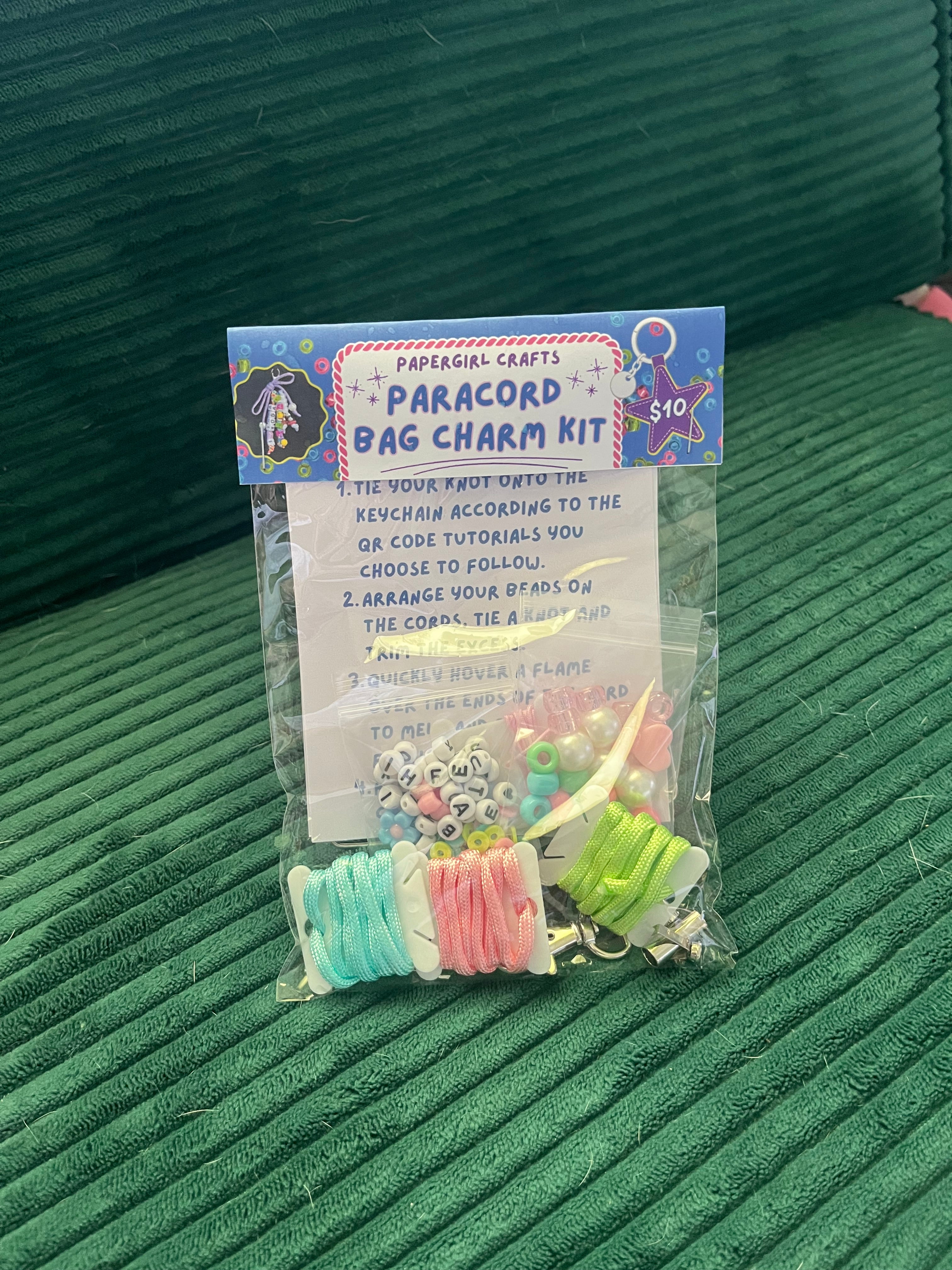 Paracord Bag Charm Kit