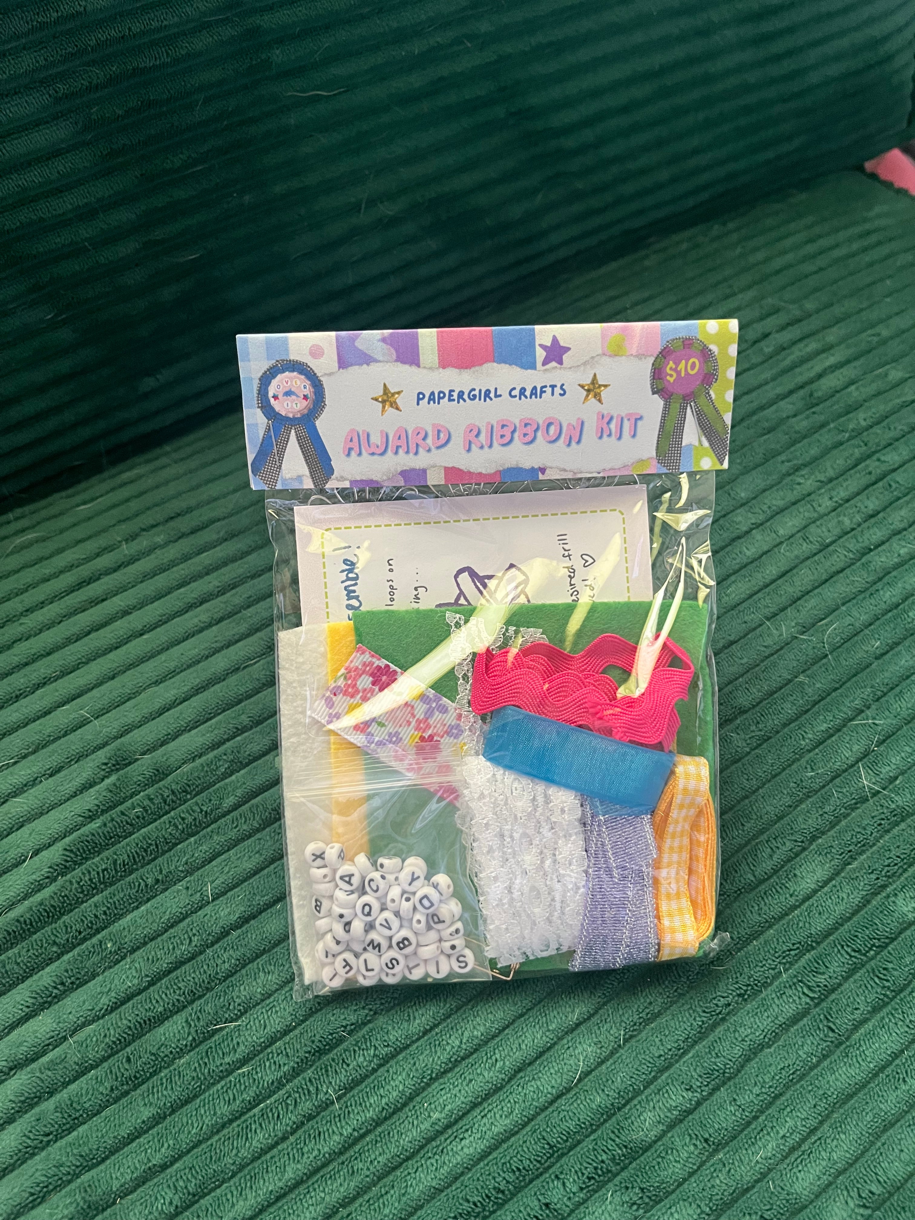 Award Ribbon Craft Kit